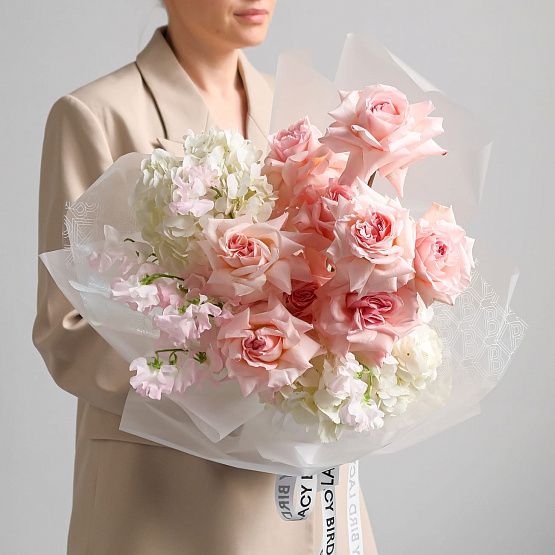 “Vanilla Marshmallow” Trio Bouquet