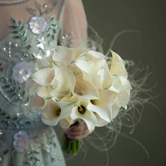 “White Callas” Bridal Bouquet