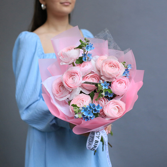 “Forget-Me-Not” Duo Bouquet