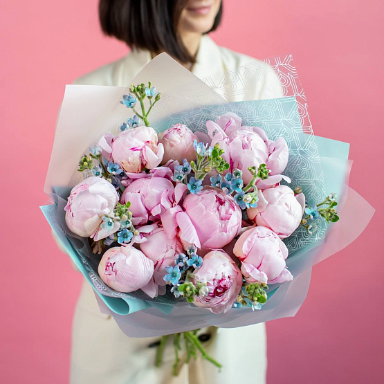 “Marine Interspersing” Duo Bouquet