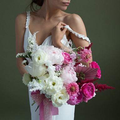 “Pink Gradient” Bridal Bouquet