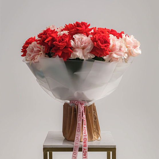 French Rose Pink Mondial and Nina Mix