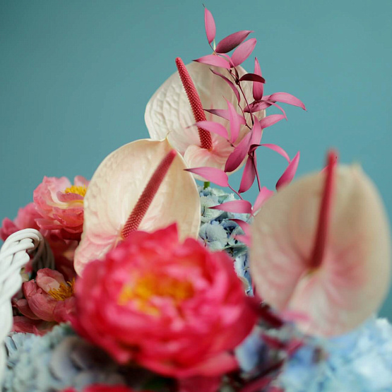 “Shadows In Paradise” Flower Basket