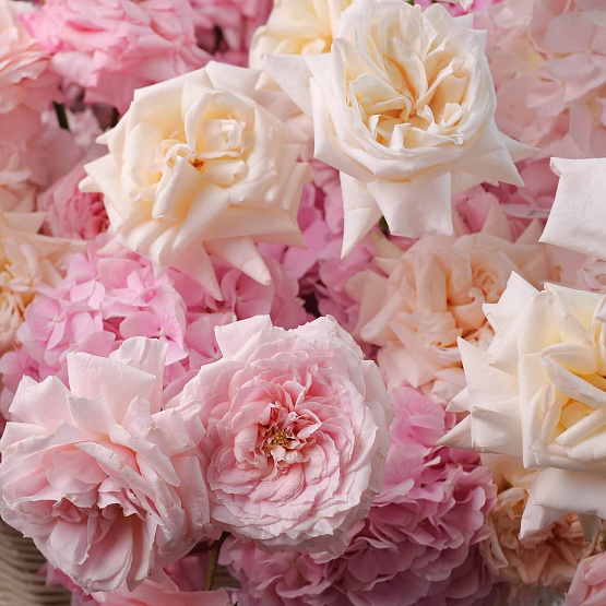“Rose Wine” Flower Basket