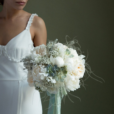 White Bridal Bouquet