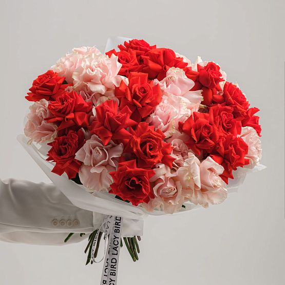 French Rose Pink Mondial and Nina Mix