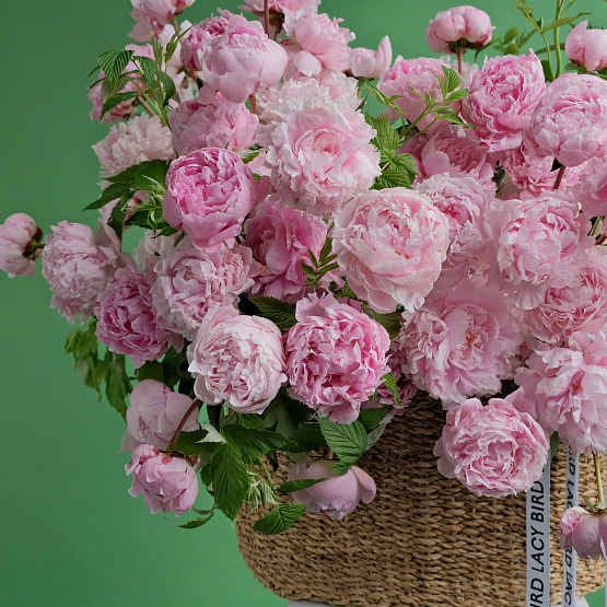 “Peony Boom” Flower Basket