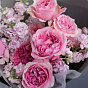 Garden Roses and Matthiola Bouquet (XS, Ø25cm)