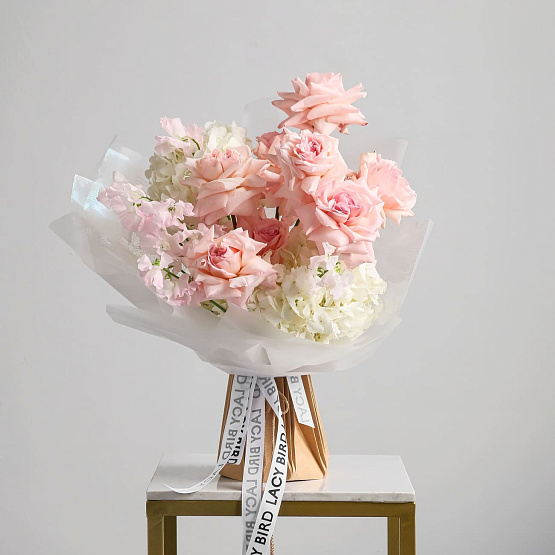 “Vanilla Marshmallow” Trio Bouquet