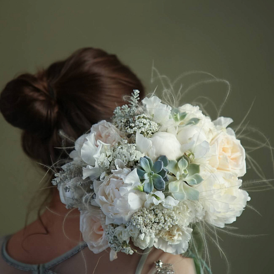 White Bridal Bouquet