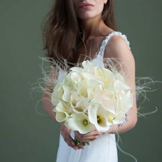 “White Callas” Bridal Bouquet