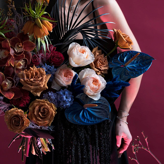 Signature Bouquet in the style of ALEXANDER MCQUEEN