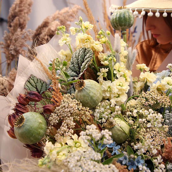 Signature Bouquet in the style of DIOR