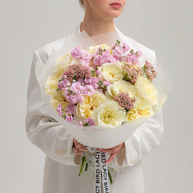 “Pink Kiss” Trio Bouquet