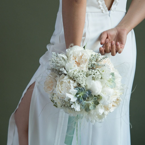 White Bridal Bouquet