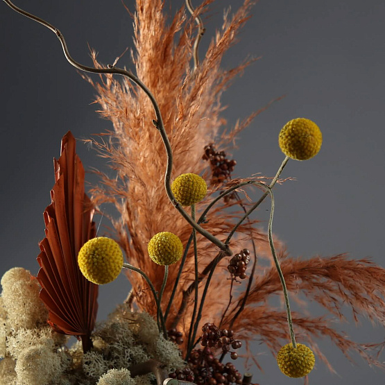 Dried Flower Composition Orange