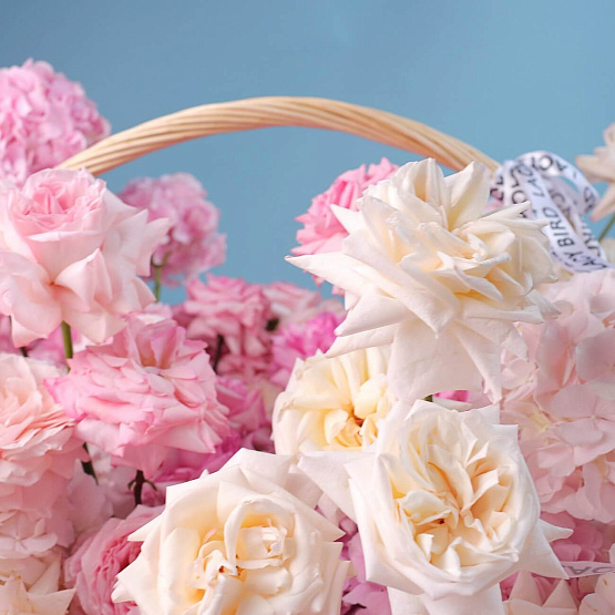 “Rose Wine” Flower Basket