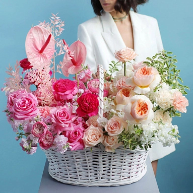 “Blooming Garden” Flower Basket
